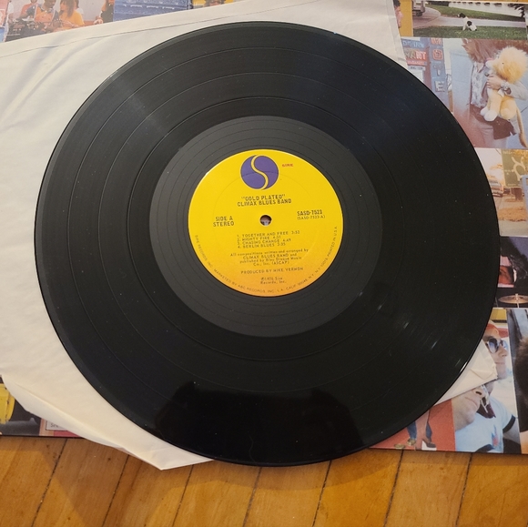 Climax Blues Band Gold Plated vintage record album black yellow LP VGUC - Picture 3 of 13